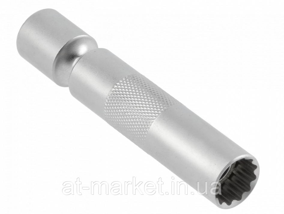 Свічкова головка з шарніром 3/8″ 14 мм 12-гр Hoegert HT1A778