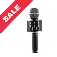 Колонка микрофон Wireless Microphone WS-858 Black