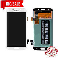 Модуль (сенсор + дисплей) для Samsung G925F Galaxy S6 Edge AMOLED белый