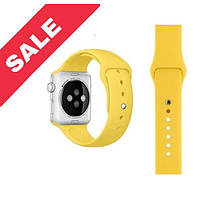 Браслет силиконовый для Apple watch 38 mm Yellow