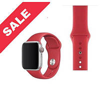 Браслет силиконовый для Apple watch 38 mm Red