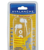 Наушники Mp3 / Mp4 "Avalanche" MP3-105 White