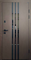 Входная уличная дверь "Портала" серия Трио ТЕРМО ПОЛИМЕР модель Тріумф (Три контура с терморазрывом)