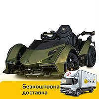 Электромобиль легковой детский Lamborghini (2 мотора 35W, 1 аккумулятор 12V9AH, MP3) M 4633EBLR-10 Камуфляж