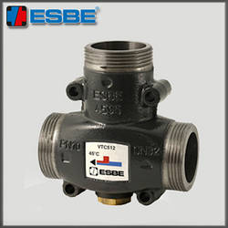 Термічний триходовий клапан 1 1/4" ESBE VTC512 60°C Kv-9