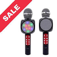 Колонка микрофон (Wireless Microphone) "WS-1816" Black & Red