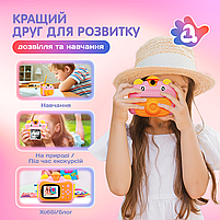 Дитячий цифровий фотоапарат A1 Блакитний. Акумулятор 1200 mAh. У комплекті фломастери, фотопапір (PHC-A1-Blue), фото 8