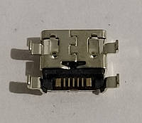 Коннектор зарядки для Samsung I8160 Galaxy Ace II, 6 pin, micro-USB тип-B