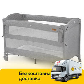 Дитячий манеж ігровий El Camino ME 1098 Perfect Gray Сірий