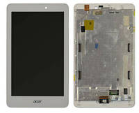 LCD Acer Iconia Tab A1-840 HD Ver1 with touch screen and frame white