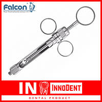 Карпульный шприц FALCON с тремя кольцами, карпульний шприц Фалькон з трьома кільцями