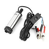 Насос для перекачування палива з каністри насос для дизпалива насос для солярки 12v, фото 4