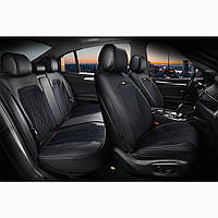 Чохли 3D з алькантари Elegant Modena на передні та задні сидіння автомобіля EL 700 136 чорні