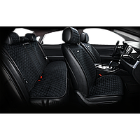 Накидки на сидіння авто Elegant Milano EL 700 306 з алькантари чорного кольору