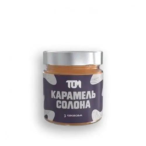 Карамель солона з кокосом 200г ТОМ