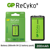 Акумулятор Ni-Mh GP ReCyko 20R8H Крона 9V size, 200mAh