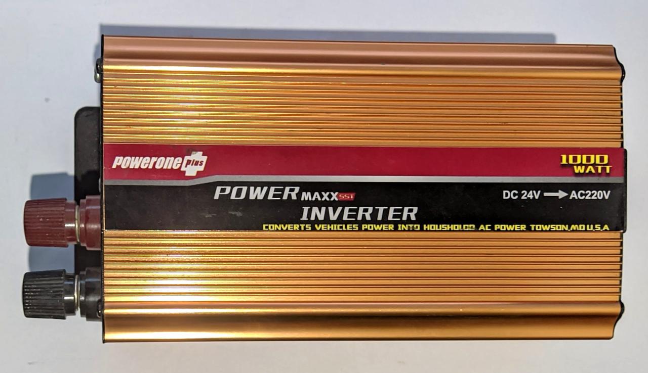 Автомобільний інвертор PowerOne+ 24V 220V 1000W