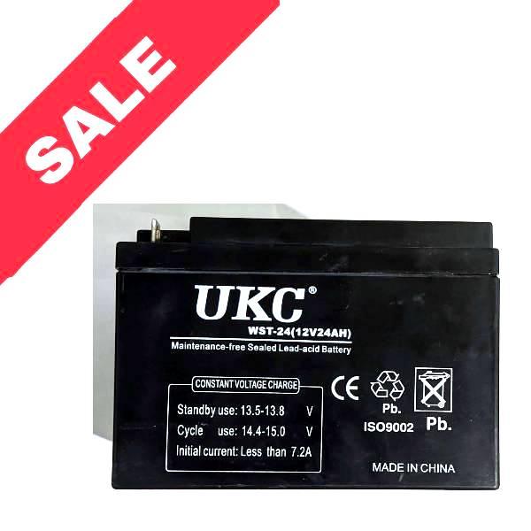 Кислотний акумулятор 12V 24Ah UKC Battery WST-24