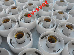 Патрон на основе косой/прямой белая под стекло НББ