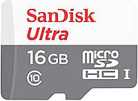 MicroSDHC (UHS-1) SanDisk Ultra 16Gb class 10 (80Mb/s)