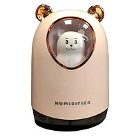 Увлажнитель воздуха Humidifier H20 Мишка Увлажнитель в детскую на 300 мл Бежевый