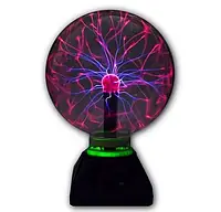 Куля тесла плазмовий нічник плазмова лампа куля з блискавками Plasma ball