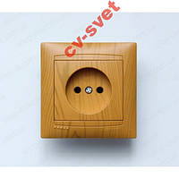 Розетка одномісна Сакура Вільха LMR1420