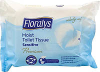 Вологий туалетний папір Floralys Sensitive Premium 80 шт.