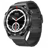 Чоловічий розумний годинник Smart Ultramate з GPS, пульсометром, крокоміром (Black), фото 3