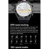 Чоловічий розумний годинник Smart Ultramate з GPS, пульсометром, крокоміром (Black), фото 7