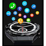 Чоловічий розумний годинник Smart Ultramate з GPS, пульсометром, крокоміром (Black), фото 8