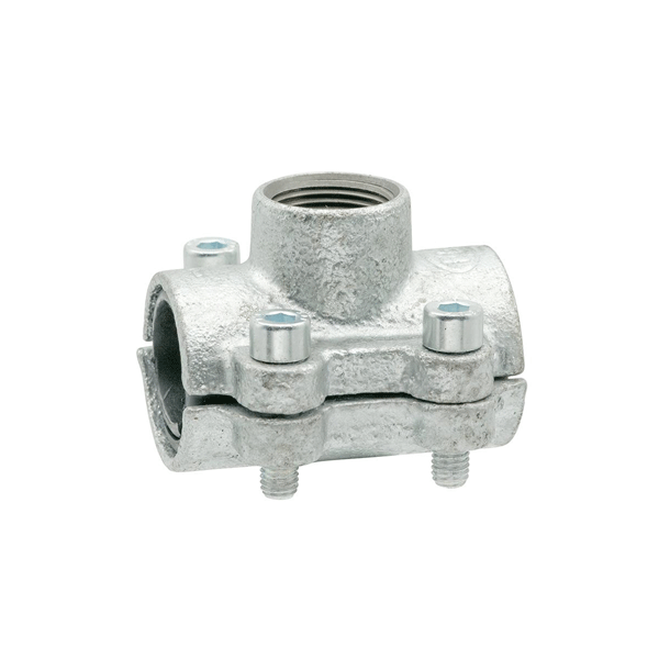 Врізка на трубу 1/2 чавунна