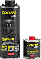 90363 NOVOL Защитное покрытие COBRA BEDLINER BLACK (черное) 600мл+200мл (к-т)