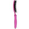Щітка для волосся Olivia Garden Finger Brush Boar&Nylon ThinkPink Neon Pink, фото 3