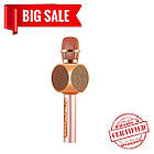 Мікрофон колонка YS63 ROSE-GOLD