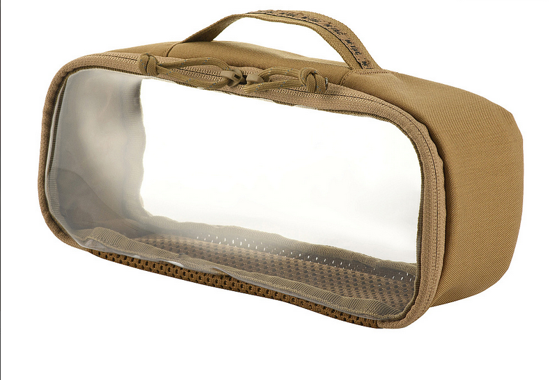 Організатор прозорий M-Tac Elite Medium (26х11 см) Coyote 10147005-M