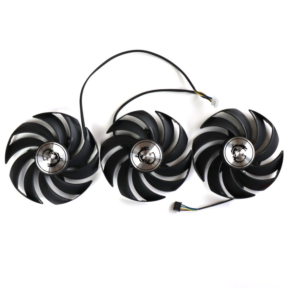 Вентилятор PLD09210B12HH кулер MSI Gaming Trio 3060 Ti 3070 PLD09210B12HH Suprim 6800 6900 XT
