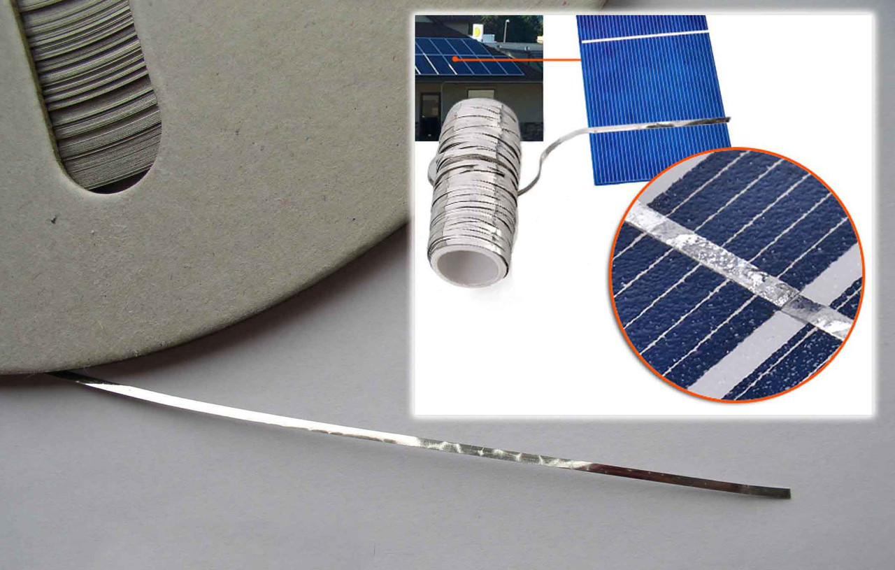 Провод для пайки солнечных элементов 1.8 мм - фото 1 - id-p386770911
