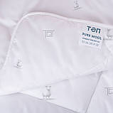 Ковдра зимова Овеча шерсть з еластичною мембраною Євро розмір 200х210 см, фото 5