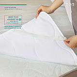 Наматрацник "ECO BLANC" на кутових гумках 160х200 см, фото 8
