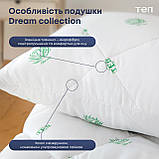 Подушка антибактеріальна з екстактом ALOE VERA 70х70 см, фото 7