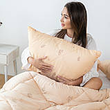 Подушка з овечою вовною 70х70 см, фото 3