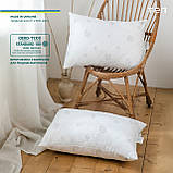 Антиалергійна подушка з бавовняним волокном та еластичною мембраною 50х70 см, фото 5