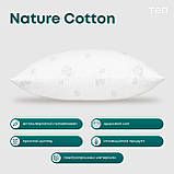 Антиалергійна подушка з бавовняним волокном та еластичною мембраною 50х70 см, фото 6