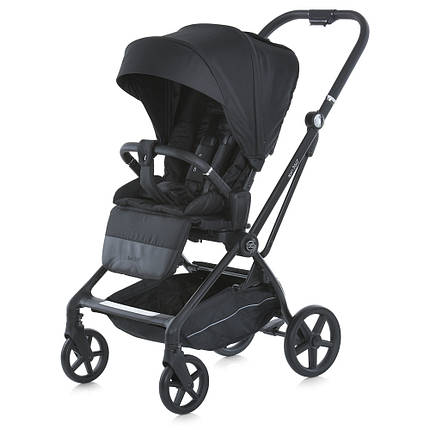 Коляска прогулянкова дитяча El Camino SPIN ME 1138 Black Чорна, фото 1