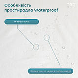 Водонепроникний наматрацник "WATERPROOF" на кутових гумках Бамбук 140х200 см, фото 5