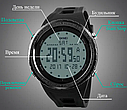 Чоловічий спортивний наручний годинник Skmei 1246 (Чорний), фото 4