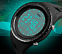 Чоловічий спортивний наручний годинник Skmei 1246 (Чорний), фото 5