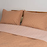 Покривало та наволочки (1 шт) Кавовий вінтаж Полуторний розмір 150х210 см, фото 3