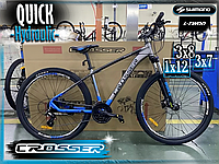 Велосипед найнер Crosser Quick 29" (рама 17, 3*8) Hidraulic Shimano Altus